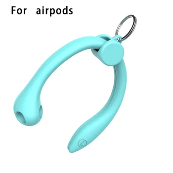 1 Pár Sluchátka Silikonový držák za uši Sluchátka Přenosná Sluchátka Ušní Háček Závěs Držák pro AirPods
