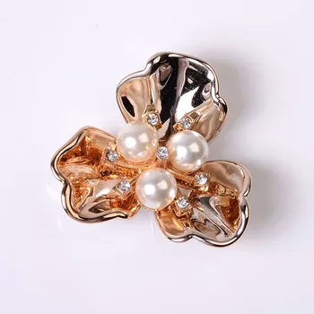 10 KS Kovová Slitina, Imitace Shell Pearl Květiny DIY Ruční Materiálů Pro Výrobu Šperků