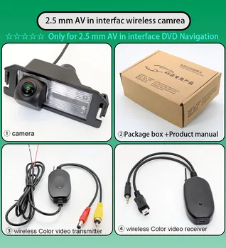 2.4 Ghz Bezdrátové Zadní Pohled Fisheye Camera Pro KIA Rio 3 R UB QB 4 YB FB 2011~2017 2020
