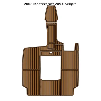 2003 Mastercraft 209 Kokpitu Pad Loď EVA Pěny, Umělé Teak Paluba Podlahové Rohože Podlahy Podklad Samolepící SeaDek Gatorstep Styl