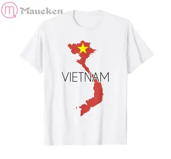 2022 Vietnamu Mens T Košile Módní Národů Bavlněné tričko Setkání Fitness Vietnamské Oblečení Trička Vlajky Vietnamu