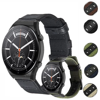 22mm Popruh Pro Xiaomi Hodinky S1 Aktivní /MI Hodinky Barva 2 Hodinky Kapela MI Watch Sport Edition Watchband Nylon Kožený Náramek