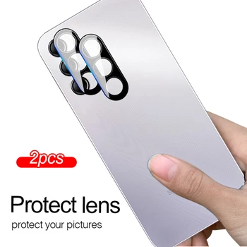 2KS 3D Zakřivené Objektiv Fotoaparátu Telefonu, Glass Protector Pro Samsung Galaxy A14 5G Samsun 14 14A 6.6