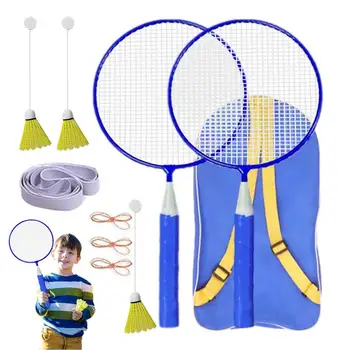 Badminton Trenér Single Play Oživení Opeřené Raketové Sporty Sada Badmintonové Rakety Pro Děti, Praxe, Podpora Na Vzdělávání Pro