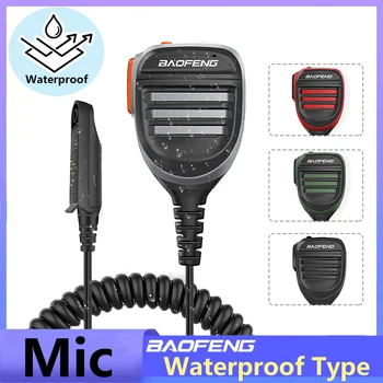 Baofeng Mikrofon UV68 Pro Max V2 Walkie Talkie PTT Vodotěsný Reproduktor Mikrofon pro UV9R Pro UV S22 Pro V2 BF 9700 GT 3WP Ham Radio