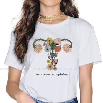 Bez Dělohy Žádné Stanovisko Feministické Pro Výběr Klasické Tričko Pro Dívky Právo Na Potrat Topy Módní Ženy T Košile Bavlna Grafika