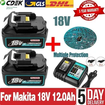 BL1830 Pro Makita 18V Baterie 12000mAh Baterie Pro Makita Elektrické Nářadí BL1830 BL1850 BL1860 LXT400 Dobíjecí Baterie DC18RC