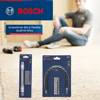 Bosch 11ks Šroubovák Bit Kit Flexibilní Kardanová Hřídel Držák Spojovací článek Elektrická Vrtačka Had Hadice Prodlužovací Tyč