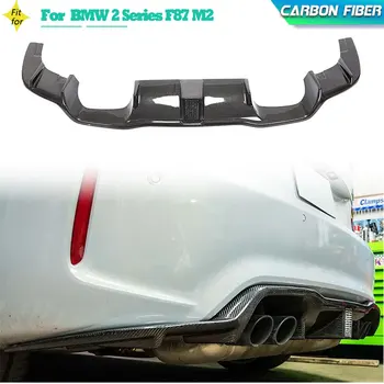 Carbon Fiber Auto Zadní Nárazník Difuzor Lip Spoiler Pro BMW 2 Series F87 M2 Kupé 2-Dveře 2016-2020 Závodní Zadní Difuzor Lip Zástěra