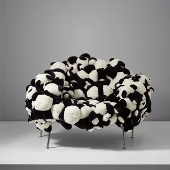 Designer Panda Muppet Židle Model Pokoj Kreativní Křeslo