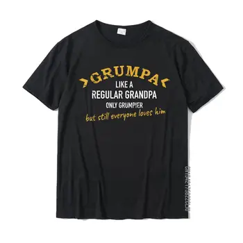 Děda Brumlo T-Shirt Casualcomfortable Topy Tričko Nejnovější 100% Bavlna Mužské Tričko