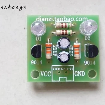 Jednoduchý flash obvod making / 5 mm LED jednoduché blikající set/blesk deskové diy modul výuky