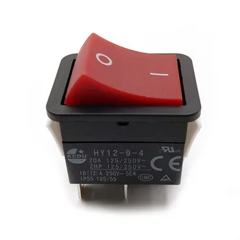 KEDU Power Na Off Rocker Switch Tlačítko 4 Pin IP55 T85 HY12-9-4 Příslušenství Díly Nové