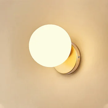 LED Nástěnné Světlo Zlaté Nástěnné Svítidlo Napětí 110V220V Vhodné pro Obývací Pokoj Ložnice Noční Uličky, Schodiště, Interiérové Dekorativní Lampa