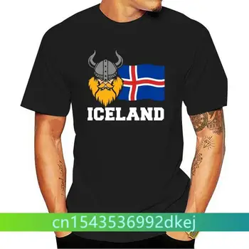 Legrační Men t shirt Ženy novinka tričko Islandský Viking pro Milovníky Islandu T-Shirt