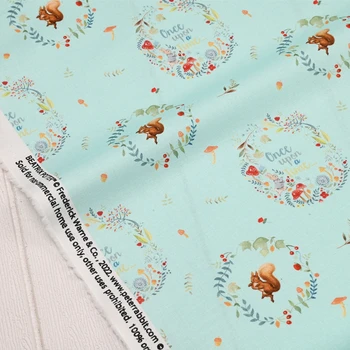 Malý Hadřík 20 Dovezené Bavlněné Retro Králík Tištěné Tkaniny, Ručně DIY Tašku Oblečení Dětské Oblečení