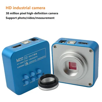MaterXu MaAnt Kamera ULTRA HD Trinocular Mikroskop Průmyslové CCD Digitální Detektor Video Měření Létání Wire Touch ID Obličej