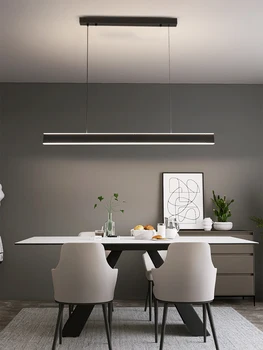 Moderní Kancelářské, Jídelní Stůl, Kuchyň Lustr, Jednoduché LED Strip Obývací Pokoj Lustr hotelnictví Osvětlení Interiéru