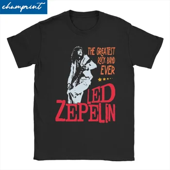 Muži Ženy Ledzeppelins Rock Legends Trička Hudba 100% Bavlna Zábavné Oblečení Krátký Rukáv O Krku Tričko, Originální Tričko