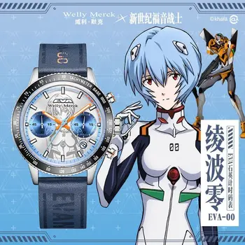 Neon Genesis Evangelion anime EVA quartz hodinky Asuka pánské černé technologie dominantní high-end verzi, Nový Rok dárek