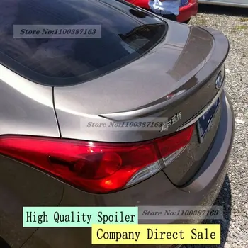 Pro Hyundai Elantra Spoiler 2012-2015 ABS Materiálu Zadní Auto Vysoké Kvality, Spoiler, Křídlo Kufru Lip Boot Kryt Car Styling