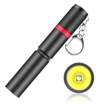 Přenosné Pero Světlo Klíčenka Mini Kapesní LED Svítilna Pero, Klip LED Svítilna Ruční Světlo, Použití AAA Baterie