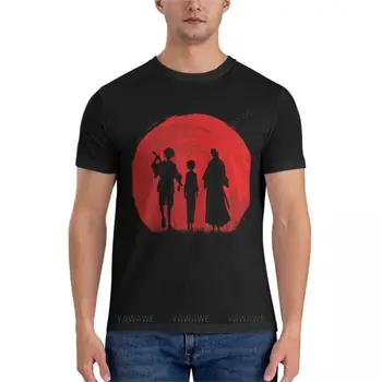 Samuraj slunce Základní T-Shirt mens graphic t-košile anime kočka košile černé tričko mužů letní topy