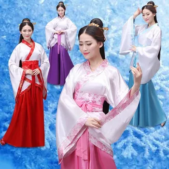 Tradiční čínské Šaty pro Ženy Han Šaty Taneční Scéně Tang Vyhovuje Hanfu Festival Outfit Párty Pohádky Starověké Hanfu Kostým