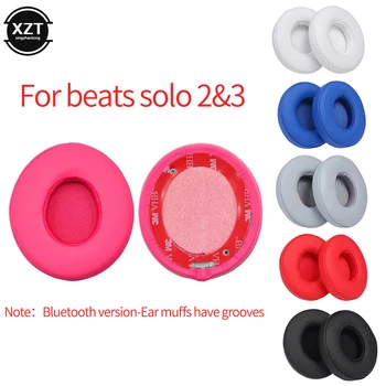 Ultra-Měkké Bílkovin Kůže Náhradní Ušní polštářky Polštáře Pro Solo 2 Wireless jsou dodávány Koncovky Sluchátka Pro Beats Solo 3 Bezdrátový Headset Případě