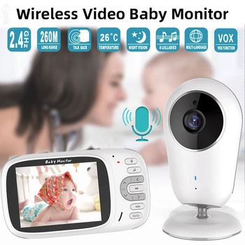 VB603 Baby Monitor S Kamerou 3.2 palcový LCD Elektronické Hlídání 2 Way Audio Mluvit Noční Vidění Video Chůvy Radio Baby Fotoaparát