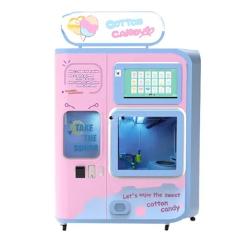 Velkoobchodní Cena Malé Děti Barvy Cukrovou Vatu 3D Tváření Stroj Plně Automatické Cukru Cotton Candy Vending Zařízení, Dodavatelé