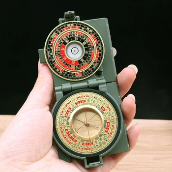 Vlastní Zpracování kapesní kompas, Pět Prvků, Feng Shui Kompas, Řemeslné Dárky, mini kompas