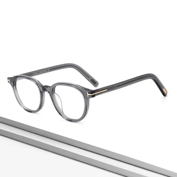 Vysoce Kvalitní Retro Kolo Optické Rámu Brýlí Muži Vintage Acetát Předpis Brýle pro Ženy, Ruční práce Krátkozrakost Brýle