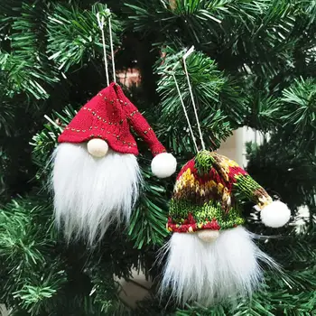 Víno Láhev Kryt Gnome Nastavit Gnome-tématické Sváteční Výzdobu, Ručně vyráběné švédské Tomte Gnome Láhev Vína Zahrnuje Slavnostní Vánoční