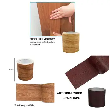 Woodgrain Opravy Pásku Náplast Dřevo Texturou Nábytek Lepicí Páska Silná Lepivost Vodotěsné