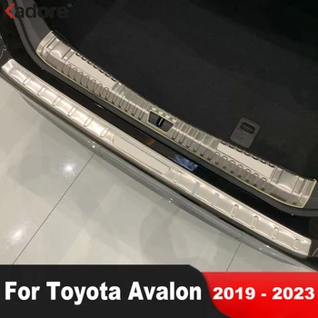 Zadní Kufr Bumper Kryt Střihu Pro Toyota Avalon 2019-2022 2023 Oceli Auto Zadních Výklopných Dveří Parapet Deska Protector Stráže Příslušenství