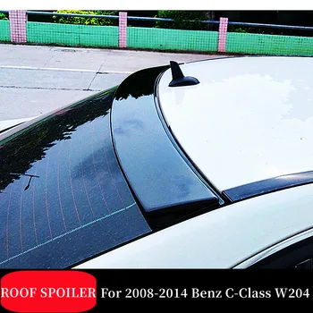 Zadní Okno, Střešní Spoiler Křídla Pro 2008-2014 Mercedes Benz C-Class C180 W204 C250 C300 C63 AMG Sedan Černé Uhlí Příslušenství