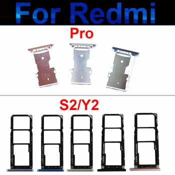 Zásobník Sim Karty Slot Držák Pro Xiaomi Redmi S2 Y2 Pro karty Sim Slot pro Kartu Držák Adaptér Náhradní Opravy Náhradních Dílů S2 Y2 SIM